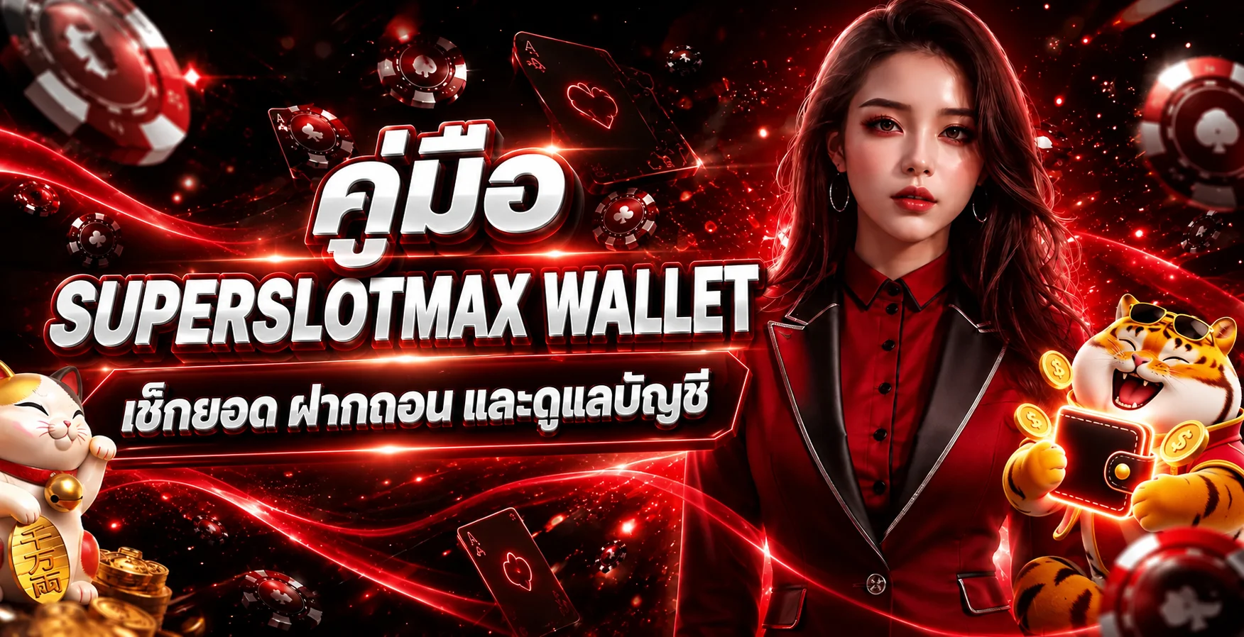 SUPERSLOTMAX Wallet | เช็กยอด ฝากถอน และจัดการโบนัส